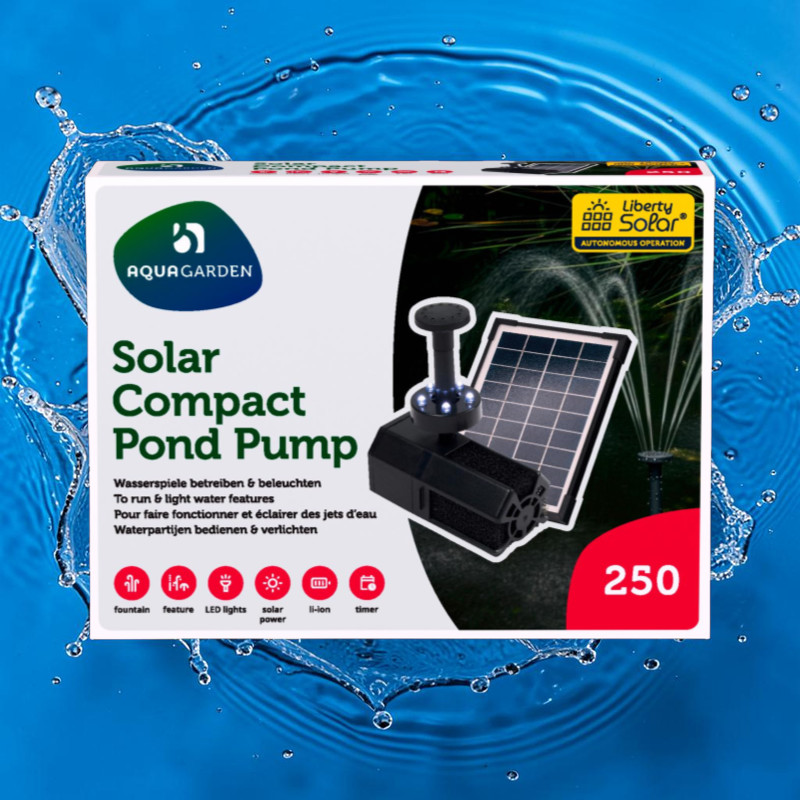 Aquagarden Solar Compact Pond Pump 250