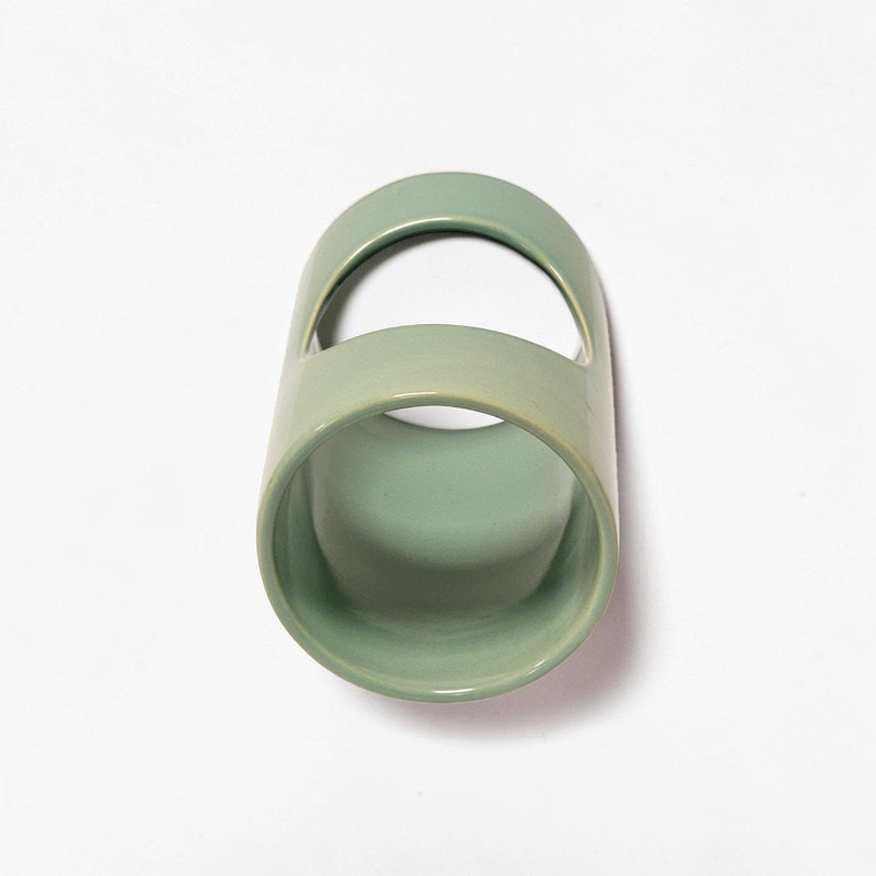 Nobby Nager Keramik Tunnel Ceramic Tube grün