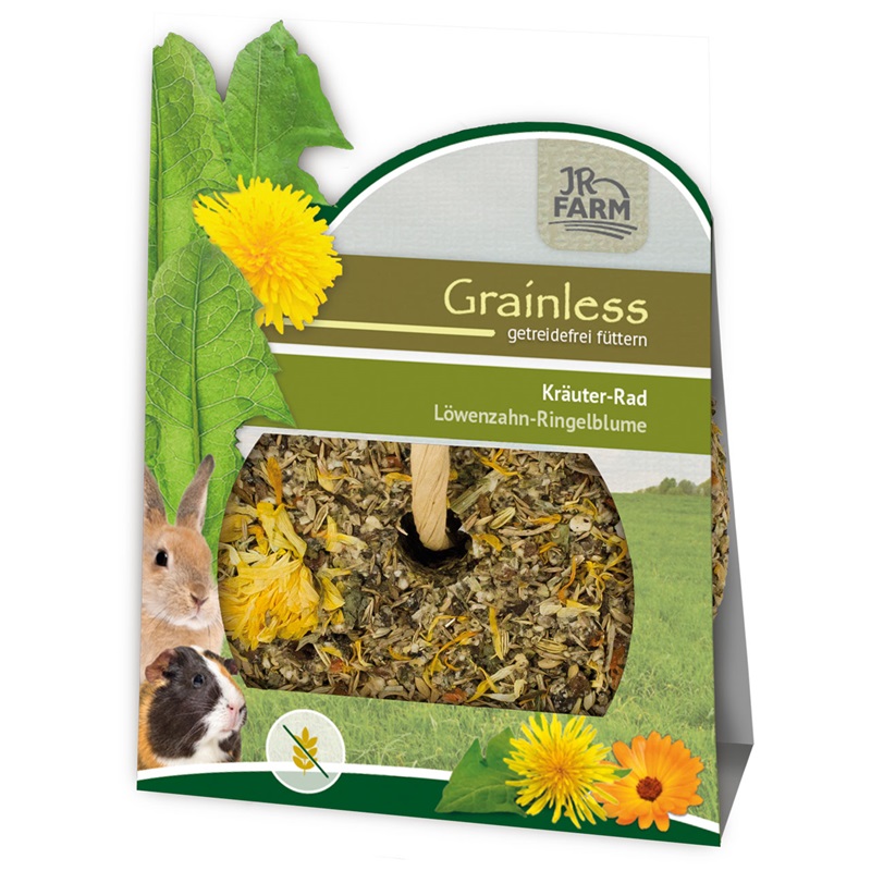 Grainless herb wheel dandelion marigold