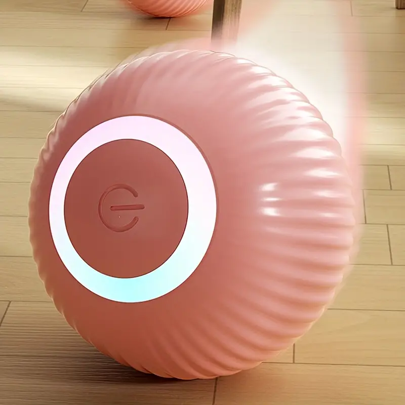 Automatically rolling ball