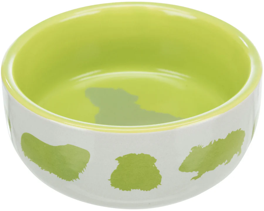 Ecuelle en céramique motif cochon d'Inde 