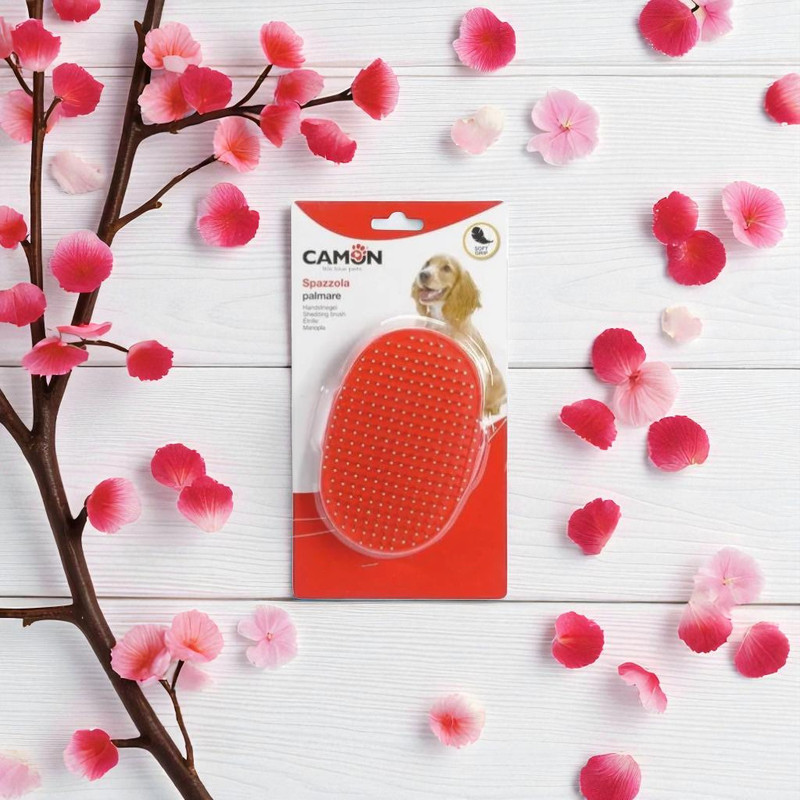 Camon brush red with nubs