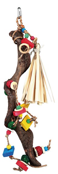 Trixie Naturholz mit Rattan, Maisblätter und Holz