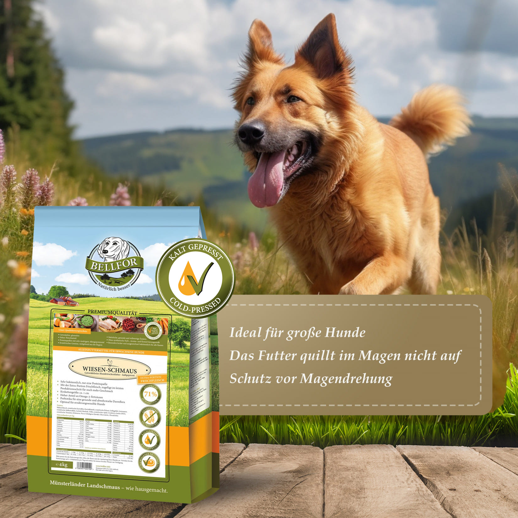 Bellfor Wiesen-Schmaus - with chicken