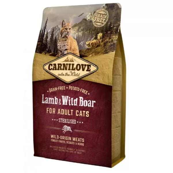Carnilove Cat Lamb & Wild Boar Adult 