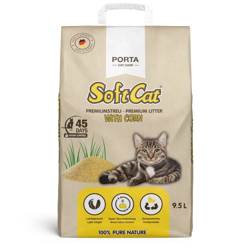 Katzenstreu SoftCat Corn 9.5 Liter 