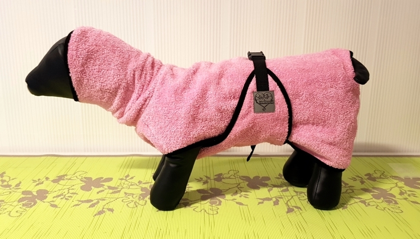 Bathrobe for dogs in three colors