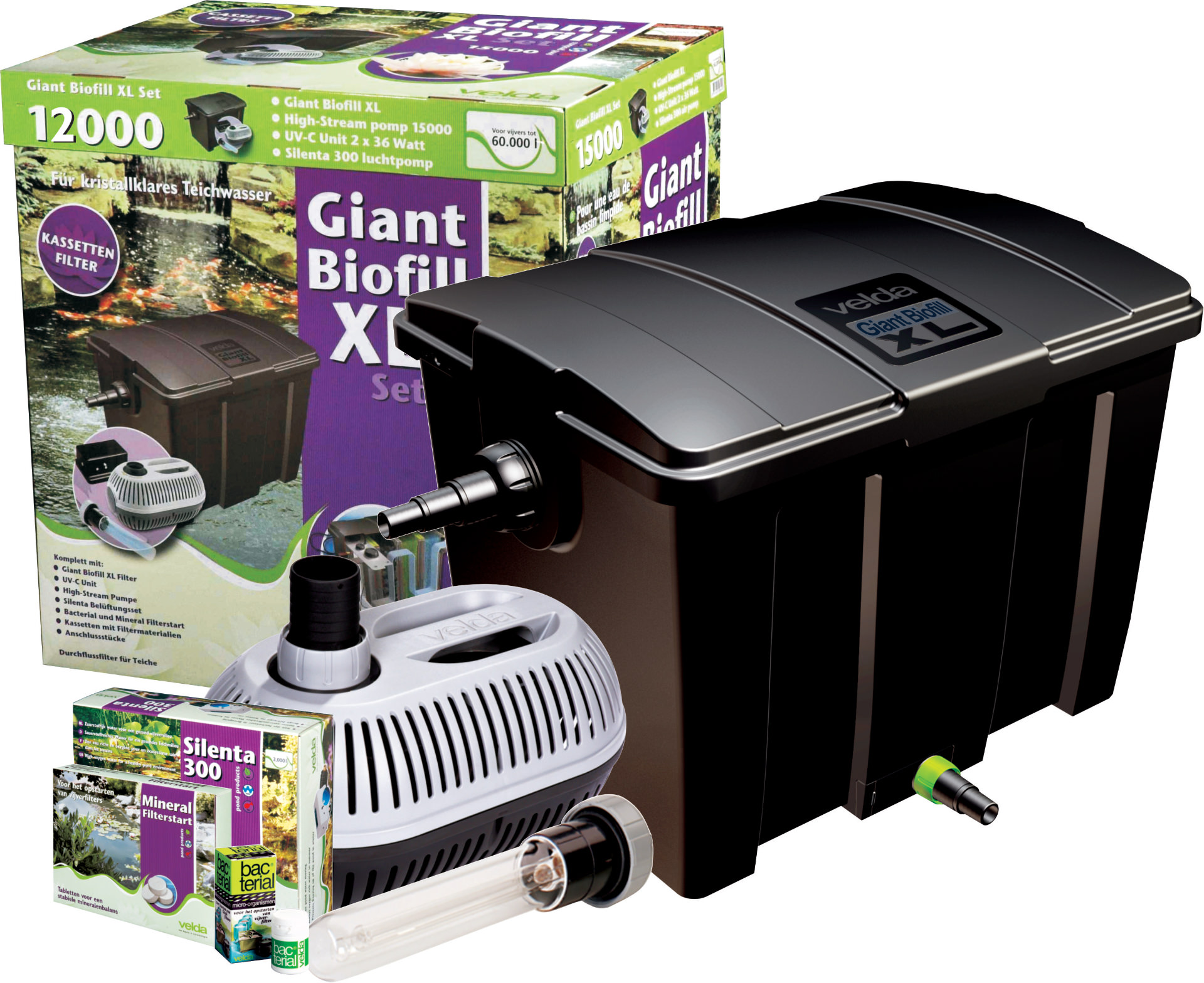 Velda, Giant Biofill XL Set 6000, for ponds up to 20000 litres