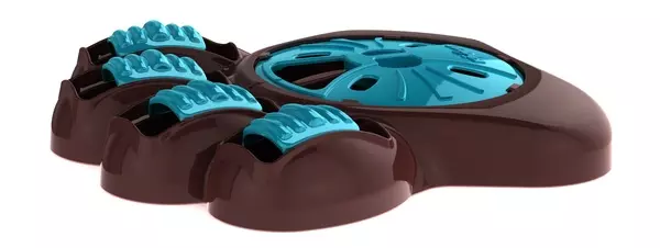 ineraktiver Futternapf blau
