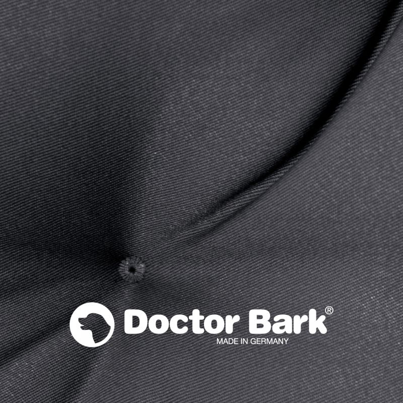 Doctor Bark - Dog cushion gray
