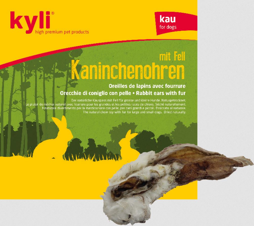 Kaninchenohren mit Fell 500g 