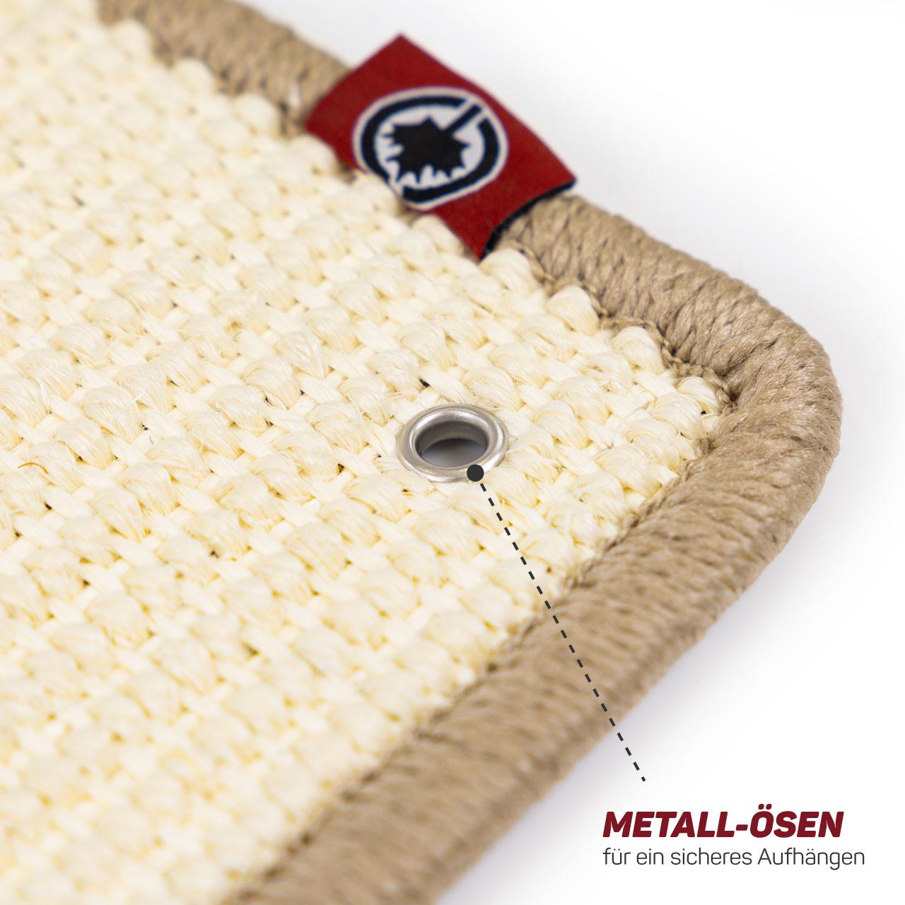 Scratching rug for the wall - beige
