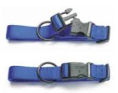 Nylon Halsband blau