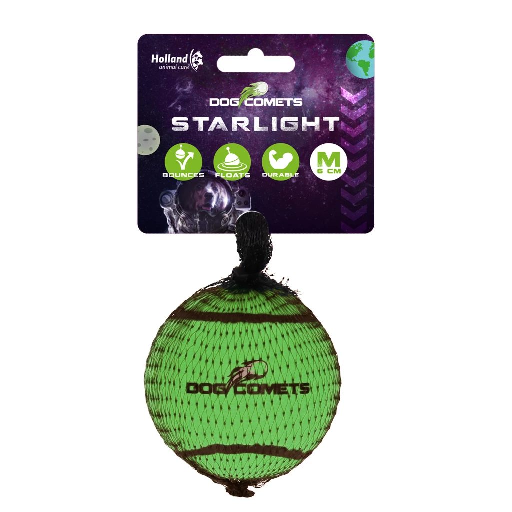 Dog Comets Starlight Tennisball M