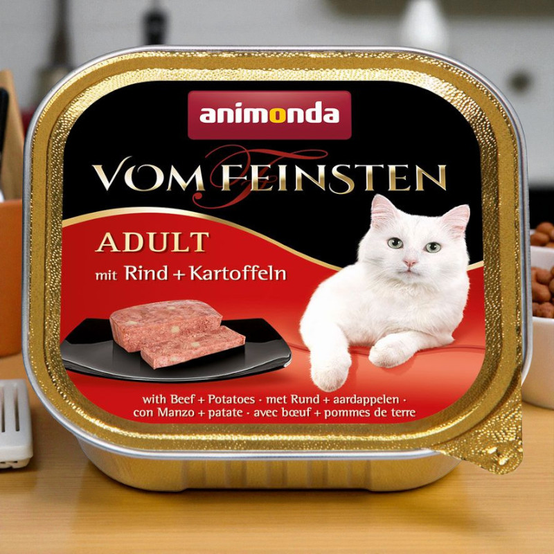 Vom Feinsten Menue Adult mit Rind und Kartoffeln
