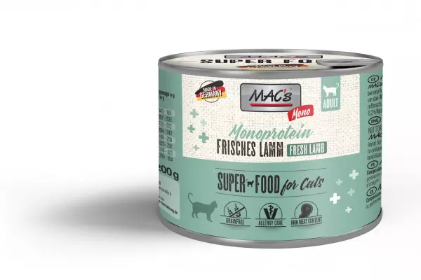 Mac's Cat Meat Menu Mono Sensi Lamb