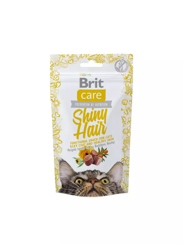 Brit Care - Cat Snack - Shiny Hair - Lachs