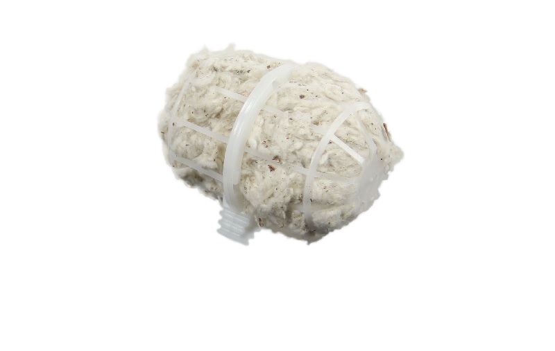 Nesting material made of cotton fibers