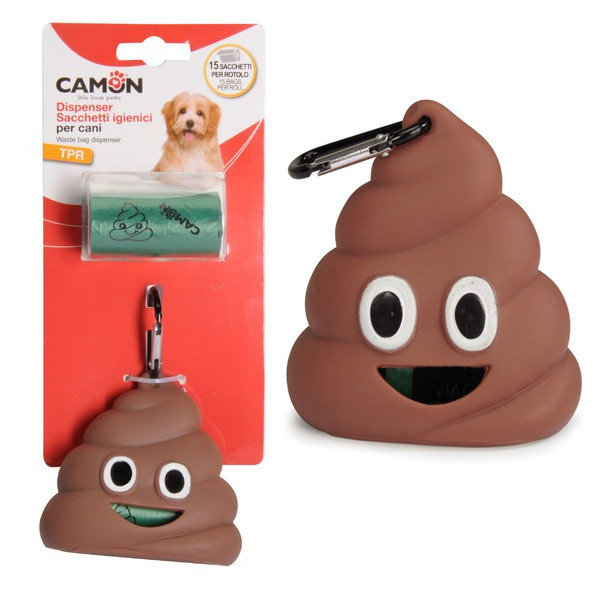 Waste Bag Holder - Fun Smiley Poopbag