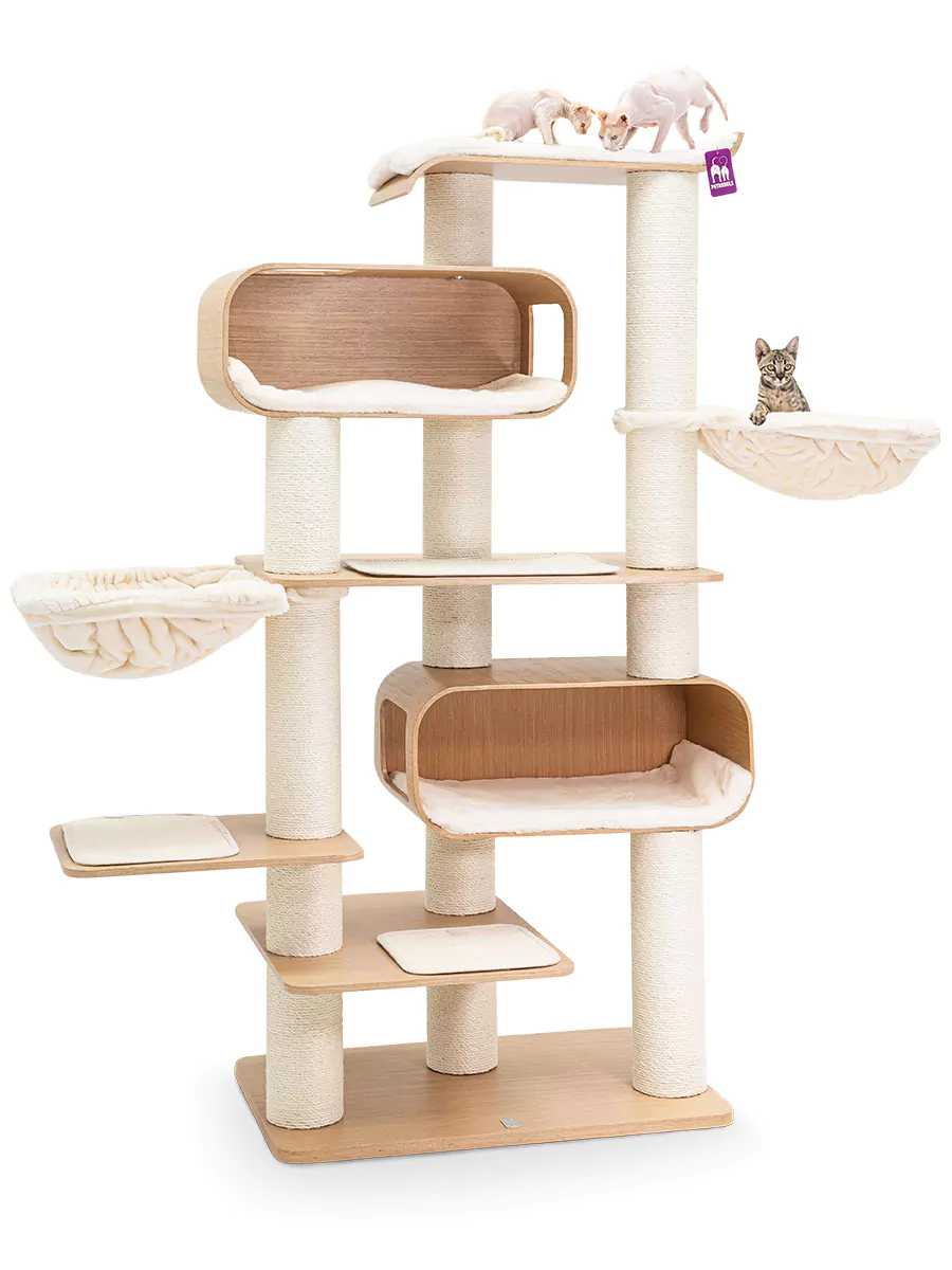 Arbre à chat en bois Virgo 196 Arbre à chat en bois Virgo 196