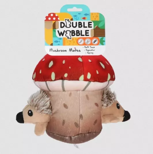Double Wobble Mushroom Hedgehog