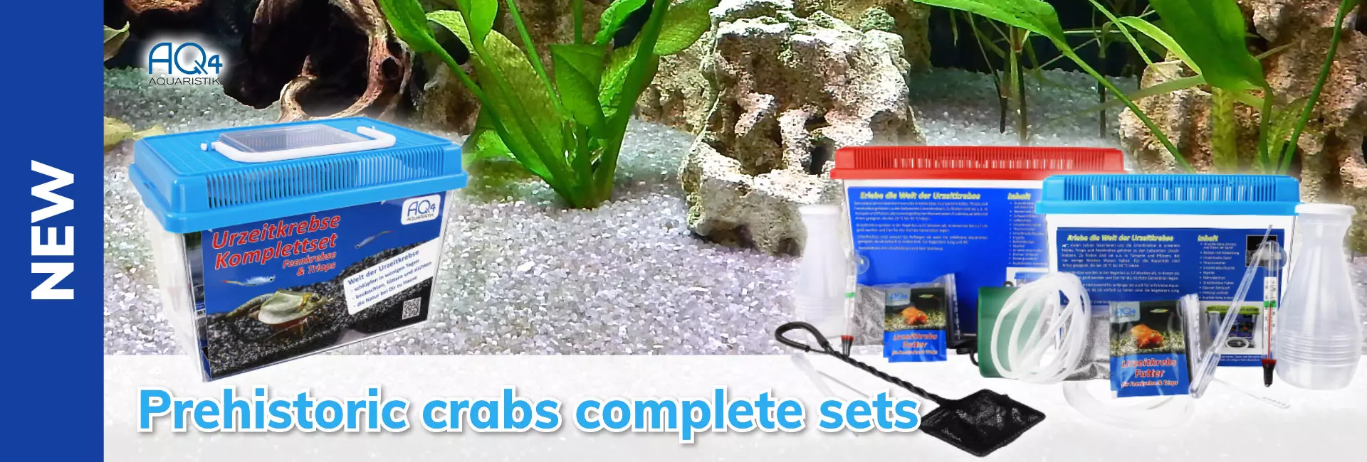 AQ4Aquaristik Prehistoric crabs complete sets