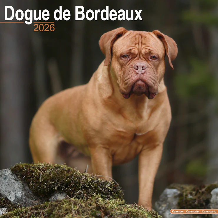 Calendar 2025 Dogue de Bordeaux