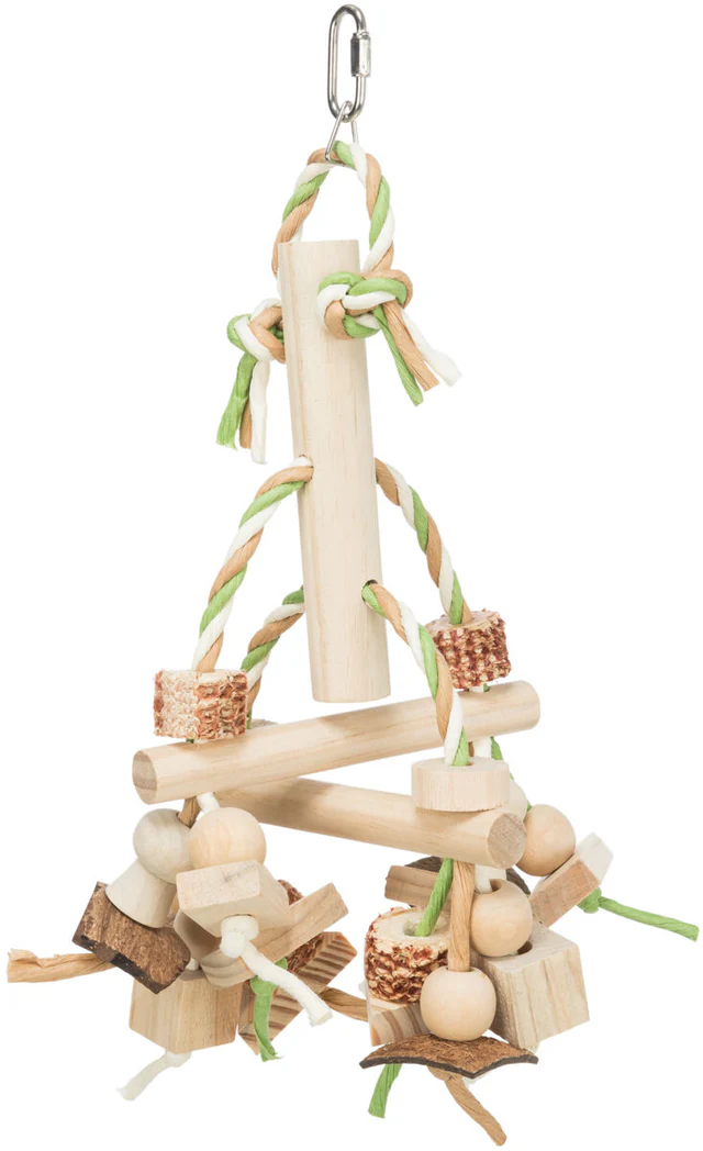 Jouet en bois, coloré, 31cm