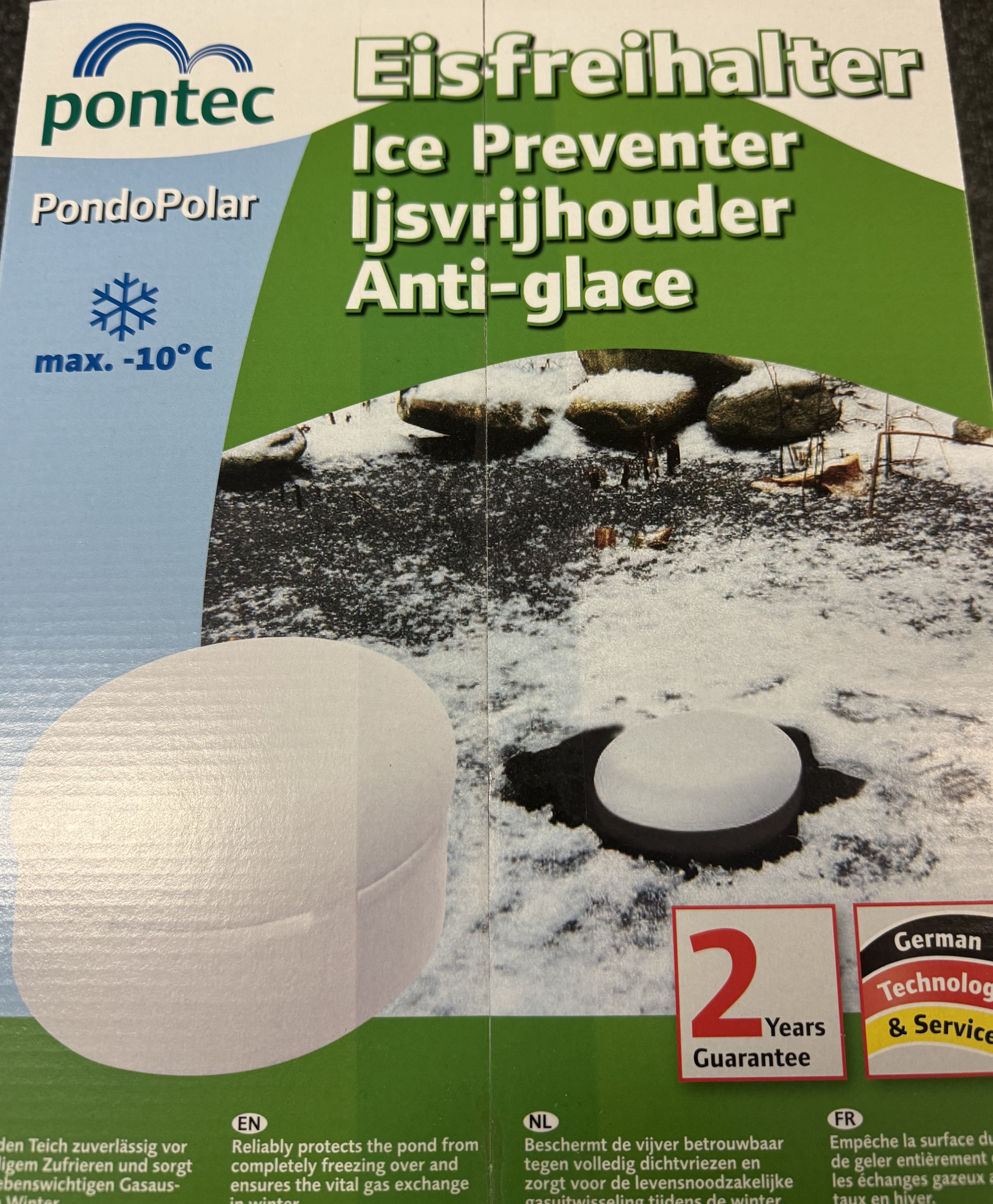 Pontec PondoPolar ice-free holder