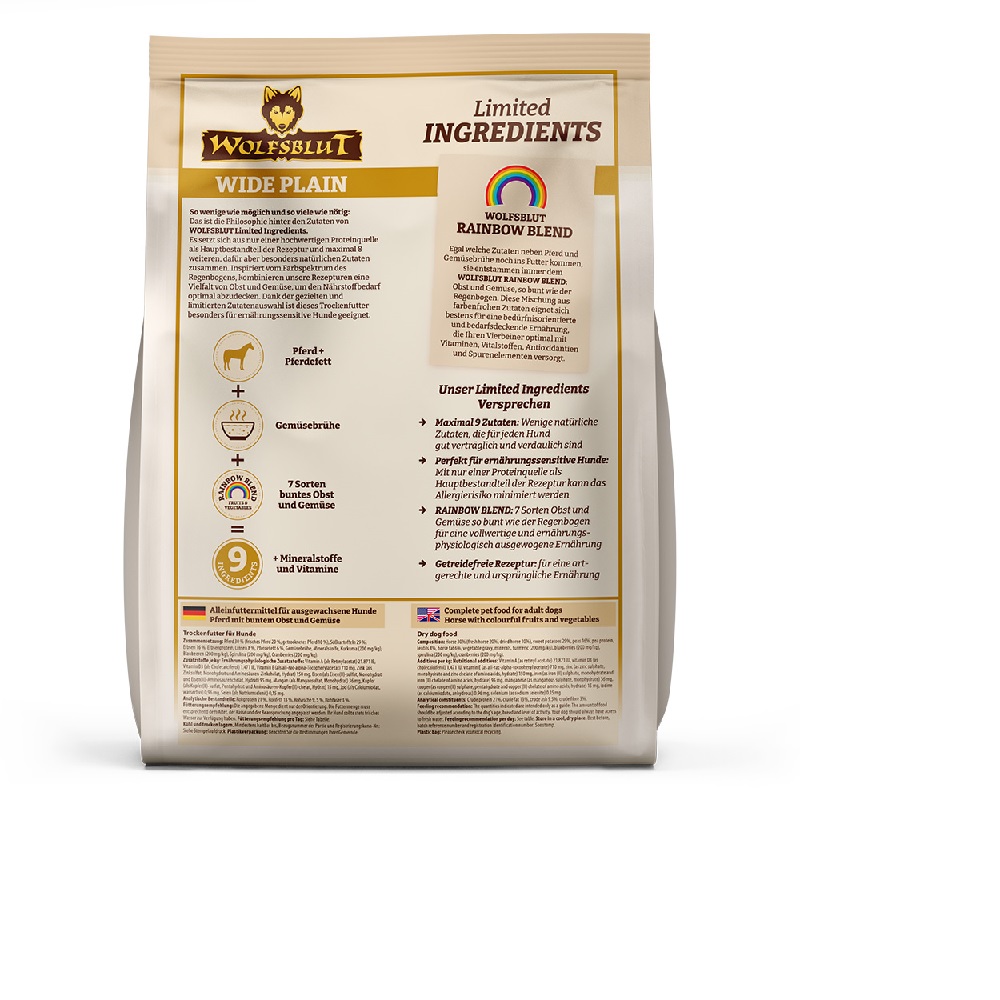 Wolfsblut Limited Ingredients Wide Plain 
