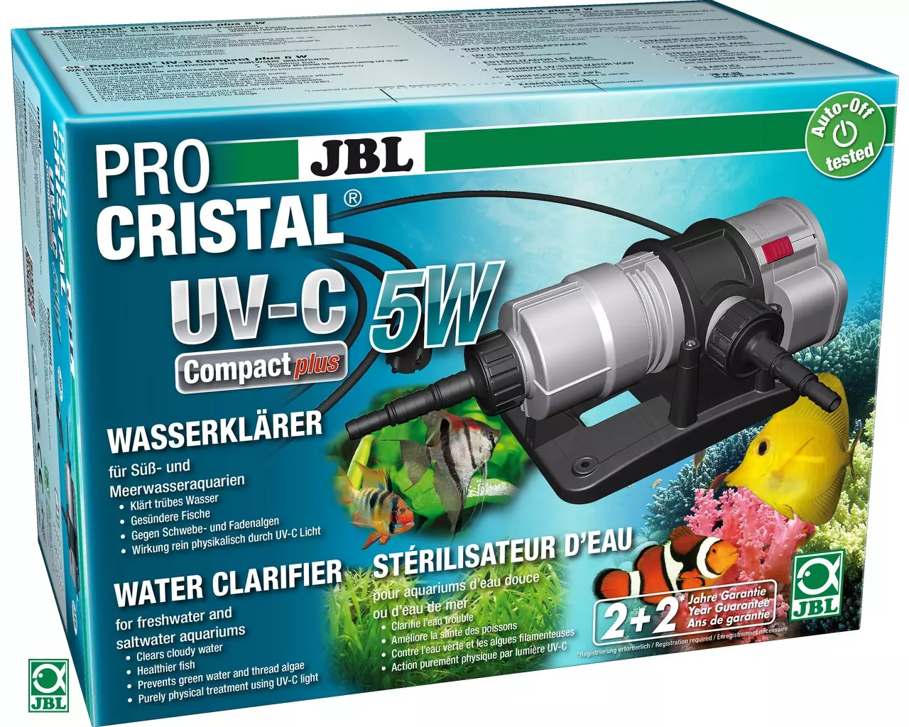 JBL PROCRISTAL UV-C Clarificateur d'eau Compact Plus 