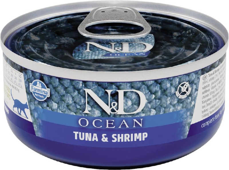 Farmina N&D Ocean - Tuna & Shrimp 70g