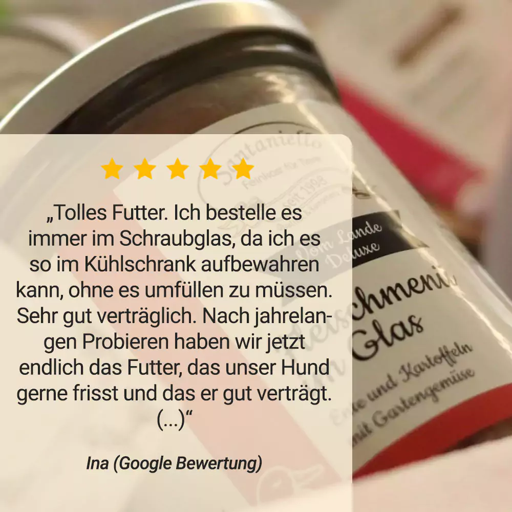 Fleischmenü im Glas - 400g