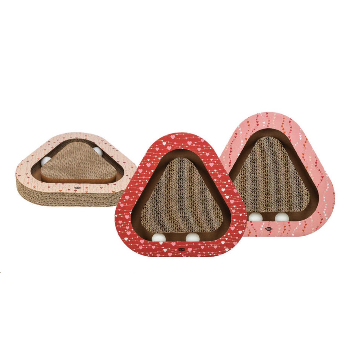 Kratzkarton Triangel Valentinstag