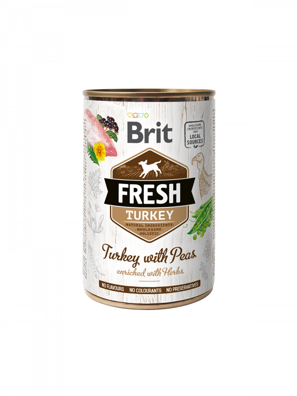 Brit Fresh - Dinde et petits pois