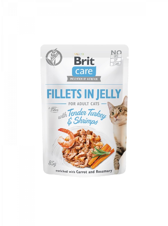 Brit Care - Filets in Jelly - Truthahn & Shrimps