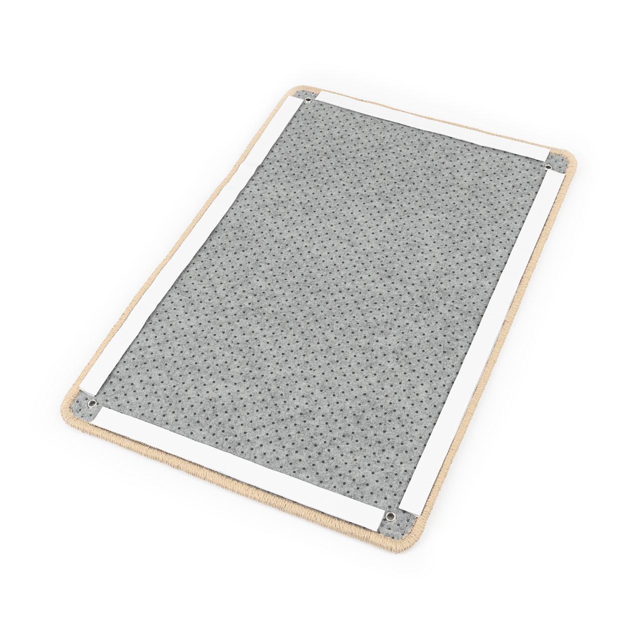 Scratching rug for the wall - beige