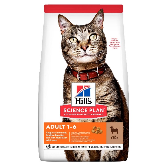 Hill's Feline Katzenfutter Adult Lamm und Reis 