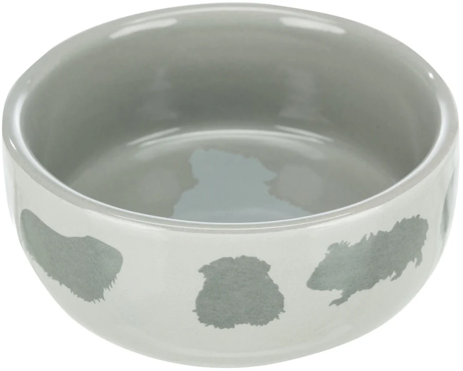 Ecuelle en céramique motif cochon d'Inde 