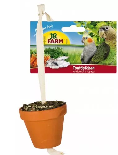 JR Farm - Tontöpfchen für Gross-Sittiche und Papageien 260g
