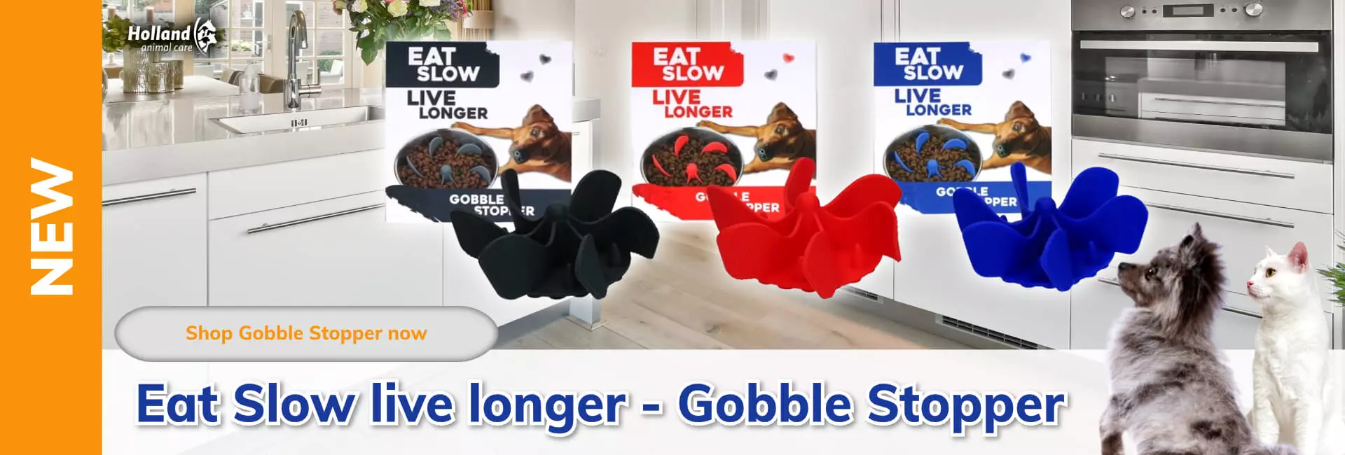 Holland Animals Eat Slow live longer - Gobble Stopper