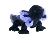 Axolotl schwarz lila 