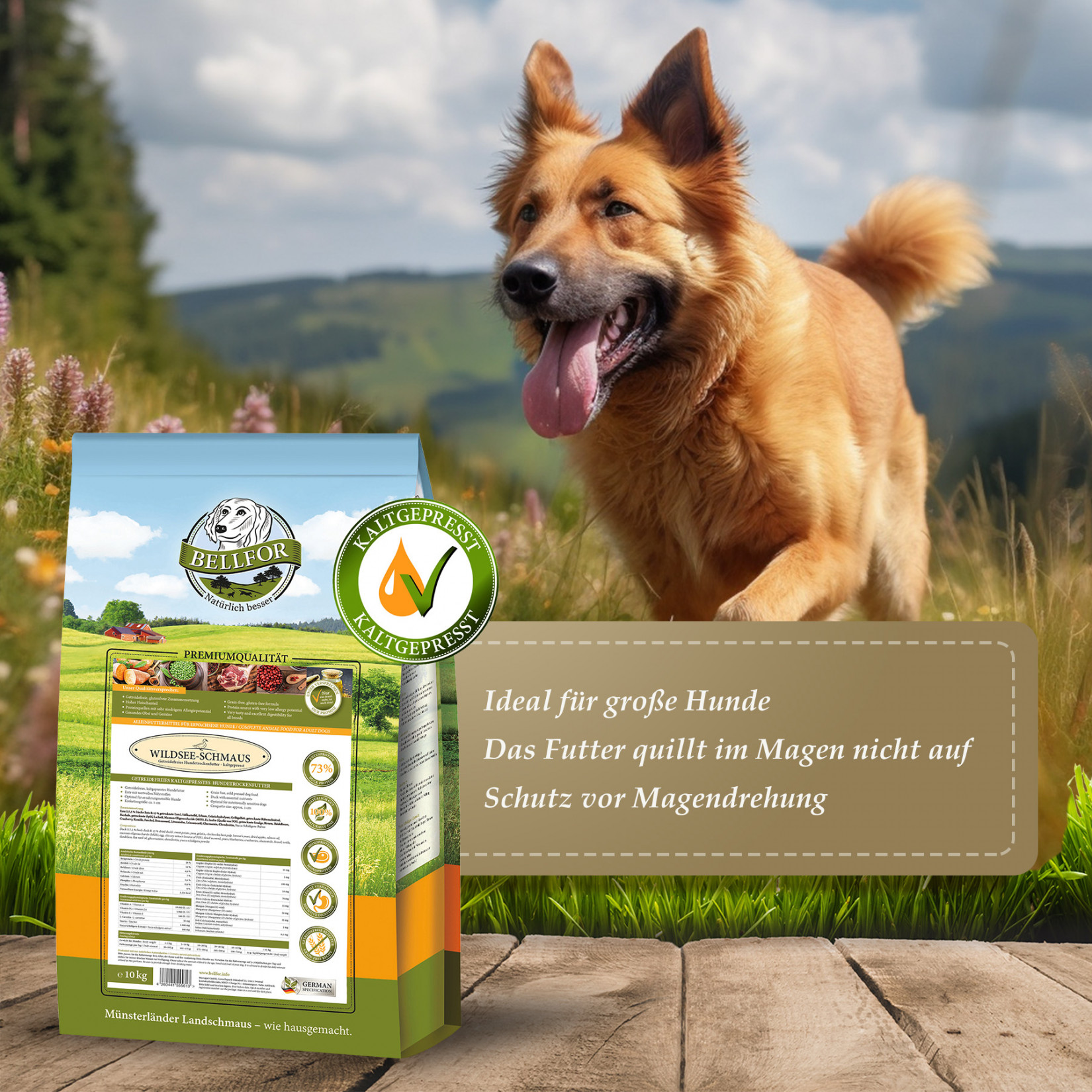 Bellfor Wildsee-Schmaus - with duck - 10 kg