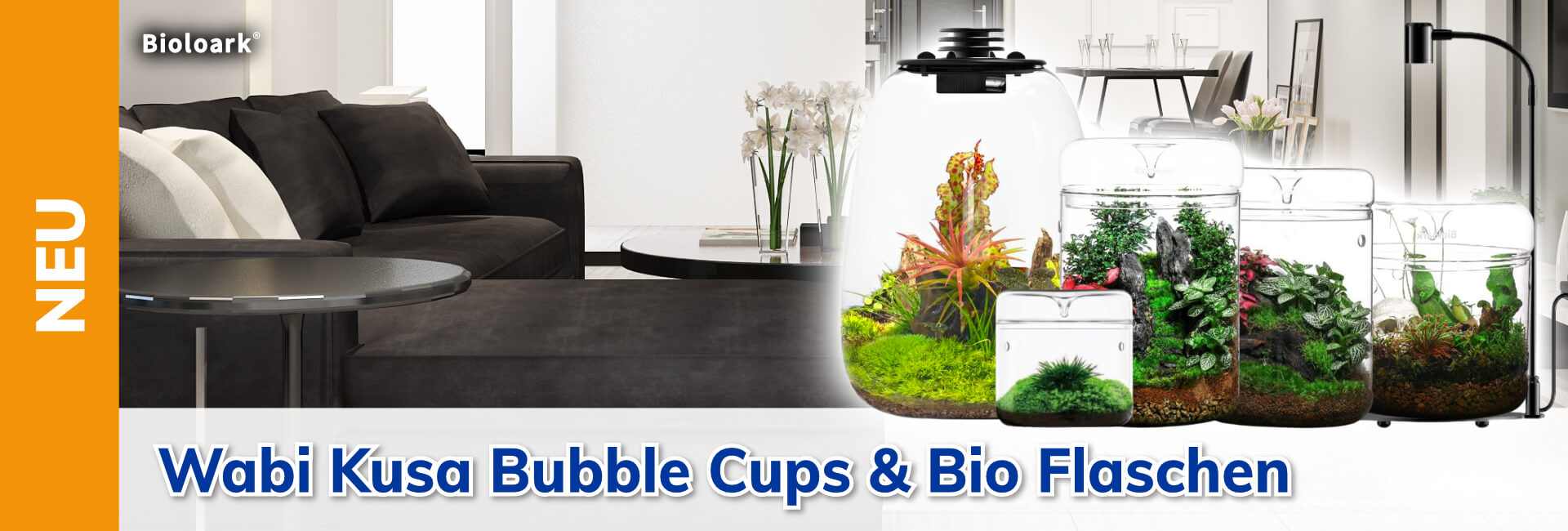 Bioloark Wabi-Kusa Bubble Cups & Bio Flaschen