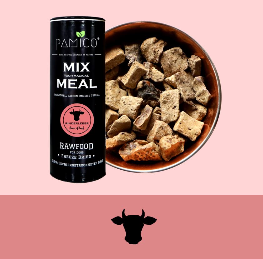 MIX MEAL dry barf - beef liver