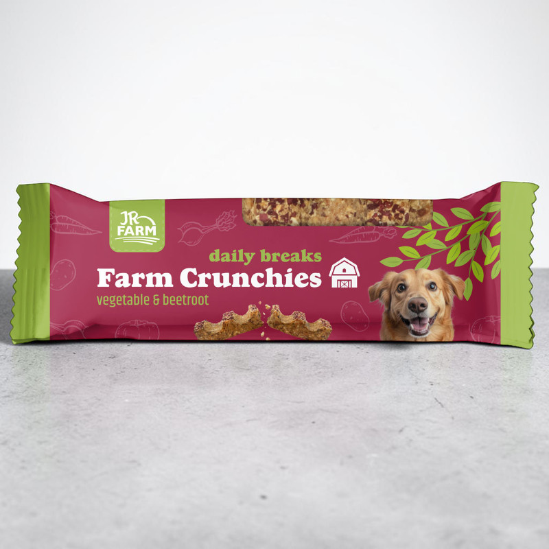 JR Dog Farm Crunchies Gemüse und Randen