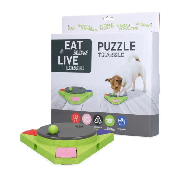 Eat Slow Live Longer Puzzle Dreieck