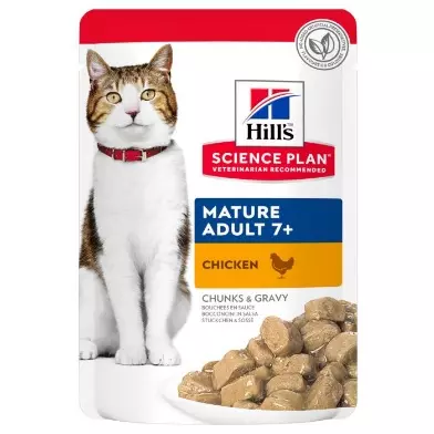 Hill's Naffutter für Katzen Mature 7+ Huhn
