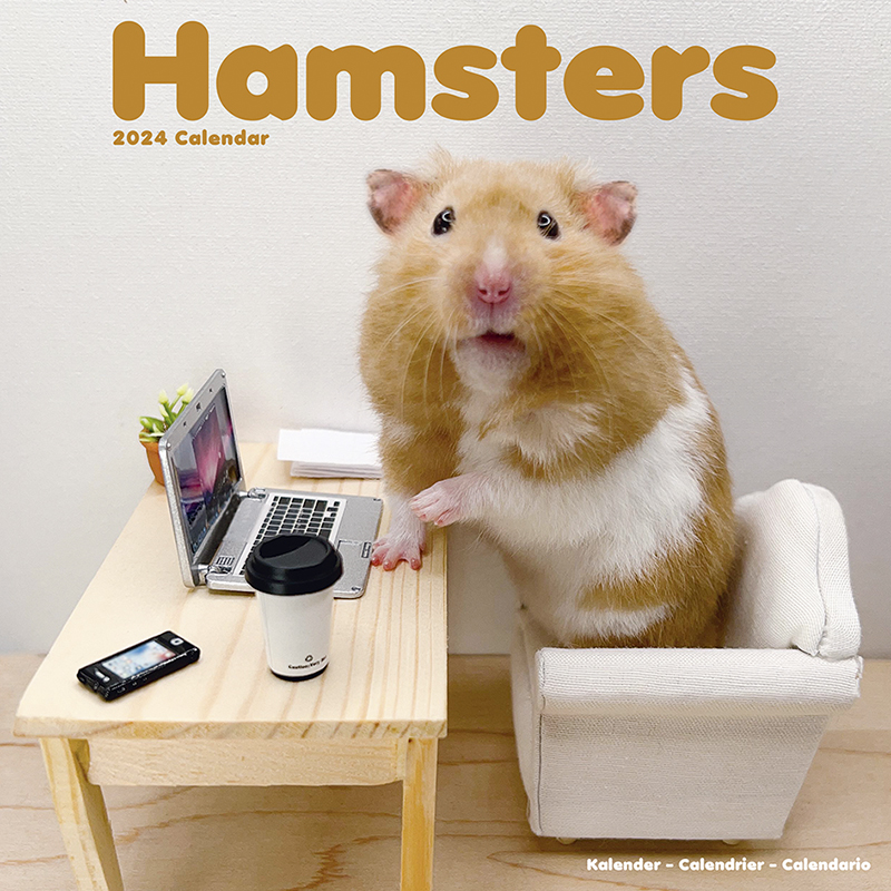 Kalender 2024 Hamster - Hamsters - Goldhamster