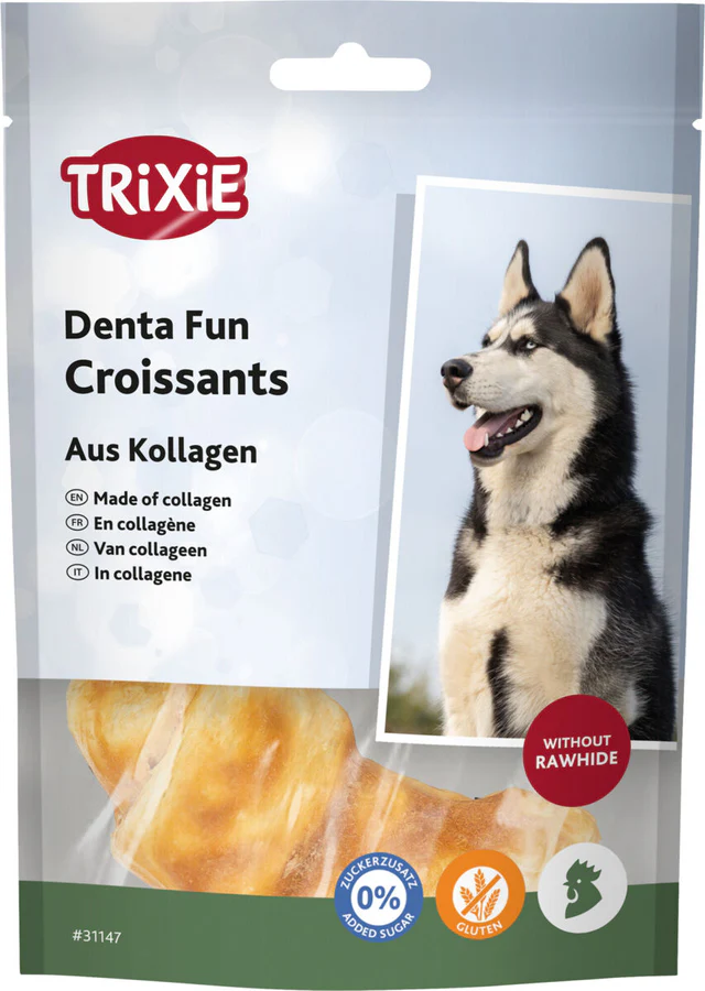 Denta Fun collagen croissants with chicken
